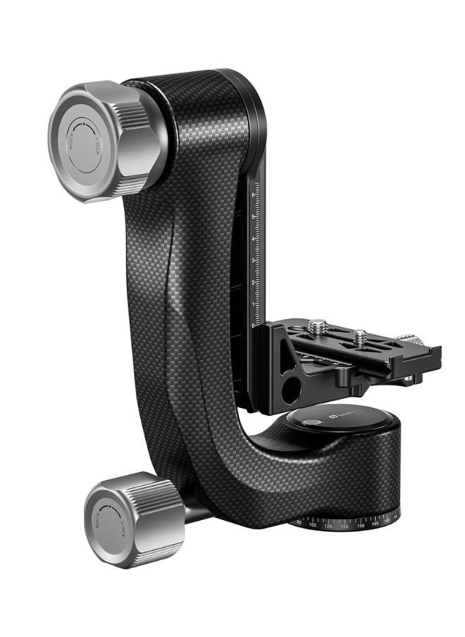 Leofoto - Leofoto PG-2 Gimbal Head Foldable Tripod Head Compact and Portable Arca Compatible - Image 1