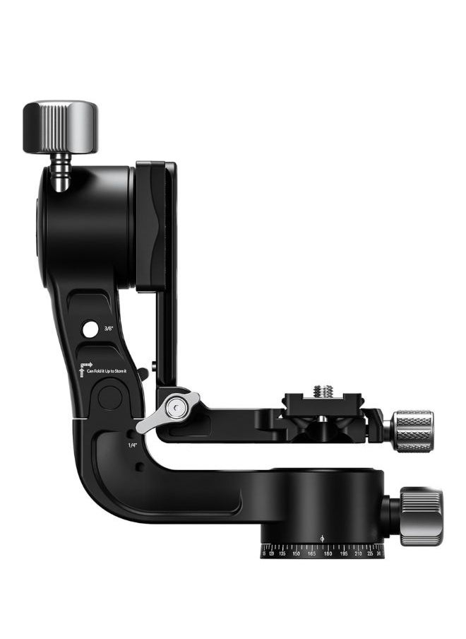 Leofoto - Leofoto PG-2 Gimbal Head Foldable Tripod Head Compact and Portable Arca Compatible - Image 1