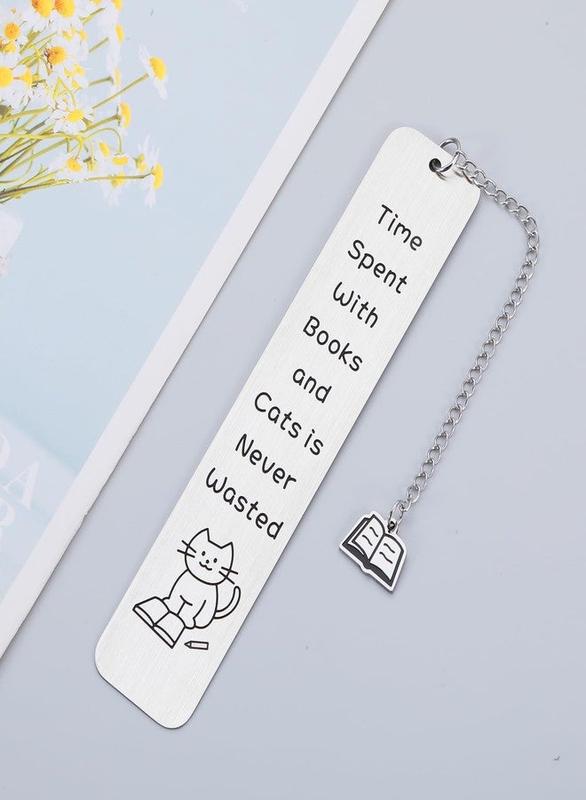 Perleddom Cat Bookmark,Cat Lover Gifts for Women Men,Stocking Stuffers for Woman Christmas Bookmarks,Booktok Gifts,Book Lovers Gift for Girls,Book Marks for Reading Women Christmas Gift Ideas - Image 2