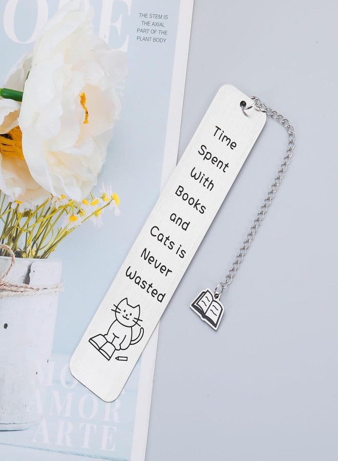 Perleddom Cat Bookmark,Cat Lover Gifts for Women Men,Stocking Stuffers for Woman Christmas Bookmarks,Booktok Gifts,Book Lovers Gift for Girls,Book Marks for Reading Women Christmas Gift Ideas - Image 4