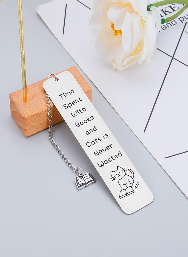 Perleddom Cat Bookmark,Cat Lover Gifts for Women Men,Stocking Stuffers for Woman Christmas Bookmarks,Booktok Gifts,Book Lovers Gift for Girls,Book Marks for Reading Women Christmas Gift Ideas - Image 3
