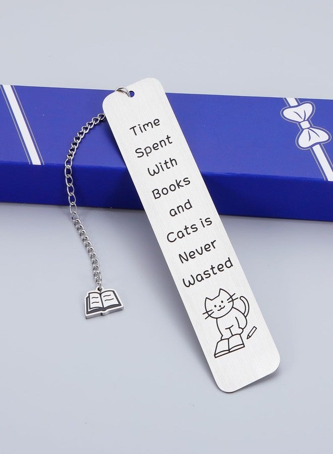 Perleddom Cat Bookmark,Cat Lover Gifts for Women Men,Stocking Stuffers for Woman Christmas Bookmarks,Booktok Gifts,Book Lovers Gift for Girls,Book Marks for Reading Women Christmas Gift Ideas - Image 5