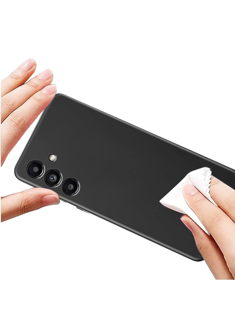 BORTONY Galaxy A14 Case with 2 Pack Tempered Glass Screen Protector Microfiber Shockproof Soft Liquid Silicone Protective Phone Cover for Samsung Galaxy A14 4G/5G - Image 5