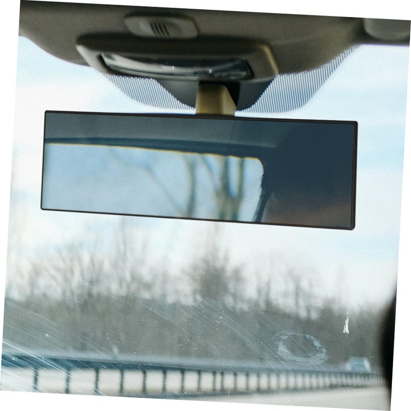 Universal Car Rearview Mirror Wide Angle Safety Strong Suction Cup Rotation Interior - Image 5