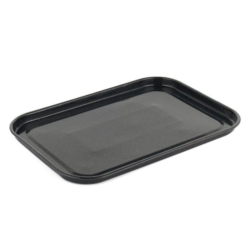 Salter BW12812EU7 NonStick Baking Tray  36 cm Vitreous Enamel Coated Steel Flat Oven Pan Large Oven Sheet Bakeware for BakingRoasting PFASFree Easy Clean Dishwasher Safe Oven Safe to 230C