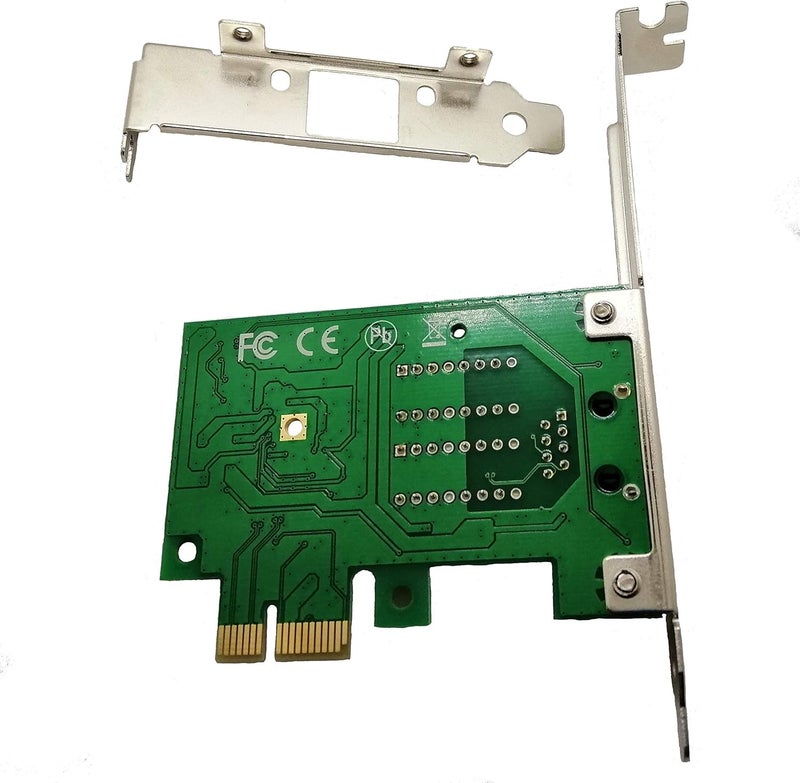 Tenext Realtek Chipset 1 Gigabits Gbps PCIe PCI Express Ethernet Network Interface Card Adapter with Low Profile Bracket for Desktop PC/Mac(No Software) - Image 2