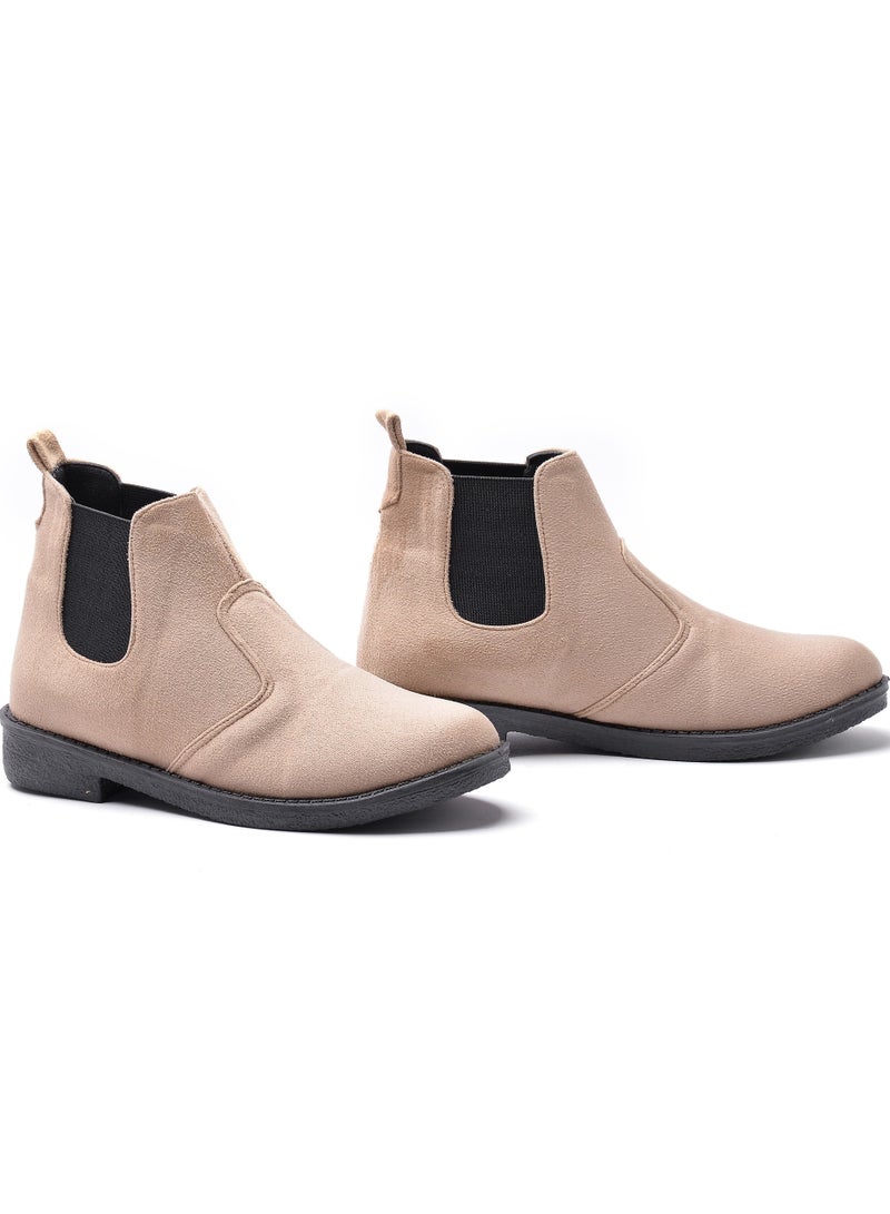 ران انكل بوت شمواه انيق 2استك-بيج - Image 3