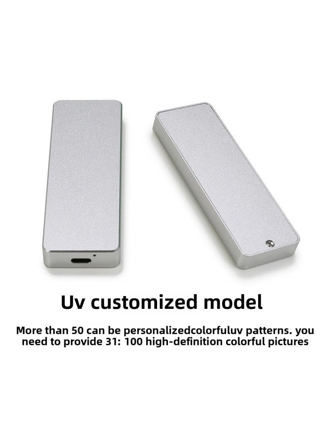 NVMe M2 Solid State Box Aluminum Alloy Heat Dissipation Pure Shell 2280 M.2 Replacement Horse-Color:Rote42 Pure Shell  - Image 5
