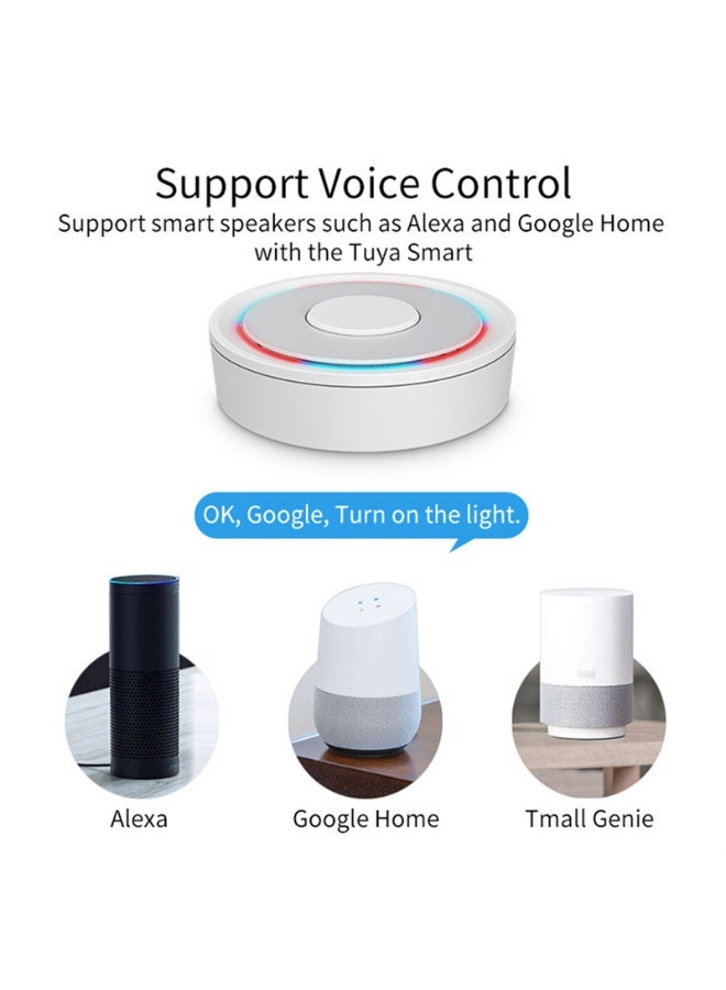 نظام تحكم عن بُعد للمنزل الذكي مع دعم التحكم الصوتي، متوافق مع Alexa وGoogle Home، مركز Tuya الذكي بشبكات Star/Tree/Mesh، مشاركة الأجهزة للعائلة ودعم إضافة مستشعرات متعددة - Image 1