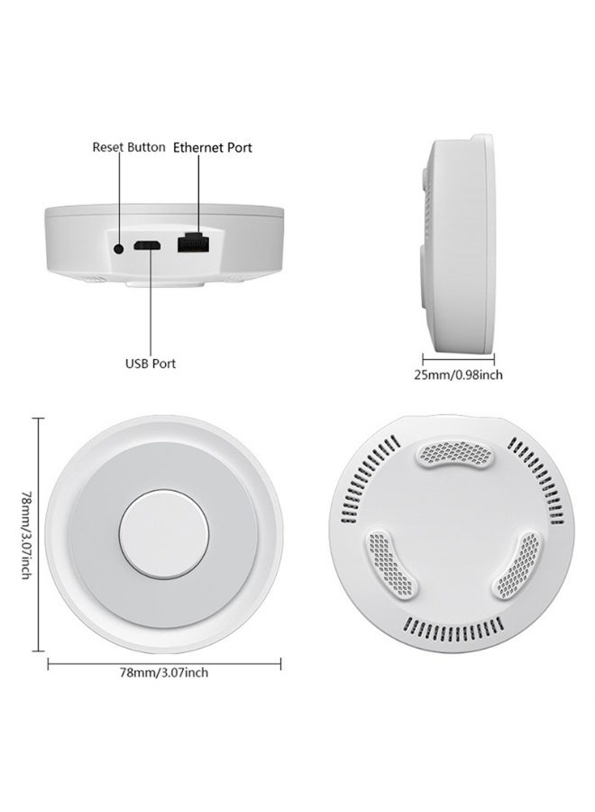 نظام تحكم عن بُعد للمنزل الذكي مع دعم التحكم الصوتي، متوافق مع Alexa وGoogle Home، مركز Tuya الذكي بشبكات Star/Tree/Mesh، مشاركة الأجهزة للعائلة ودعم إضافة مستشعرات متعددة - Image 5