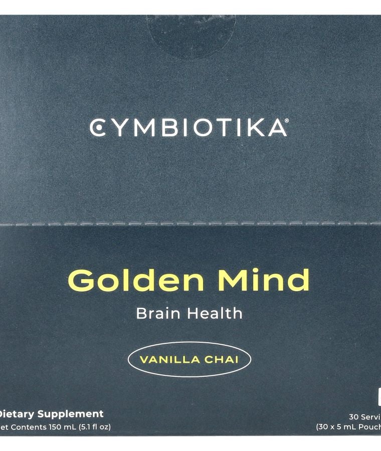 Golden Mind Brain Health Vanilla Chai 30 Pouches 5 ml Each