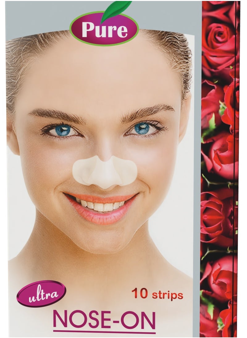 PURE - Pure Rose Nose Pore Strips - 10 Pieces - Image 1