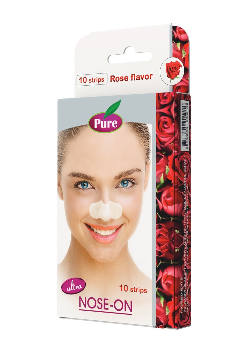 بيور شرائط بيور لتنظيف مسام الأنف بالورد- 10شريط - Image 4