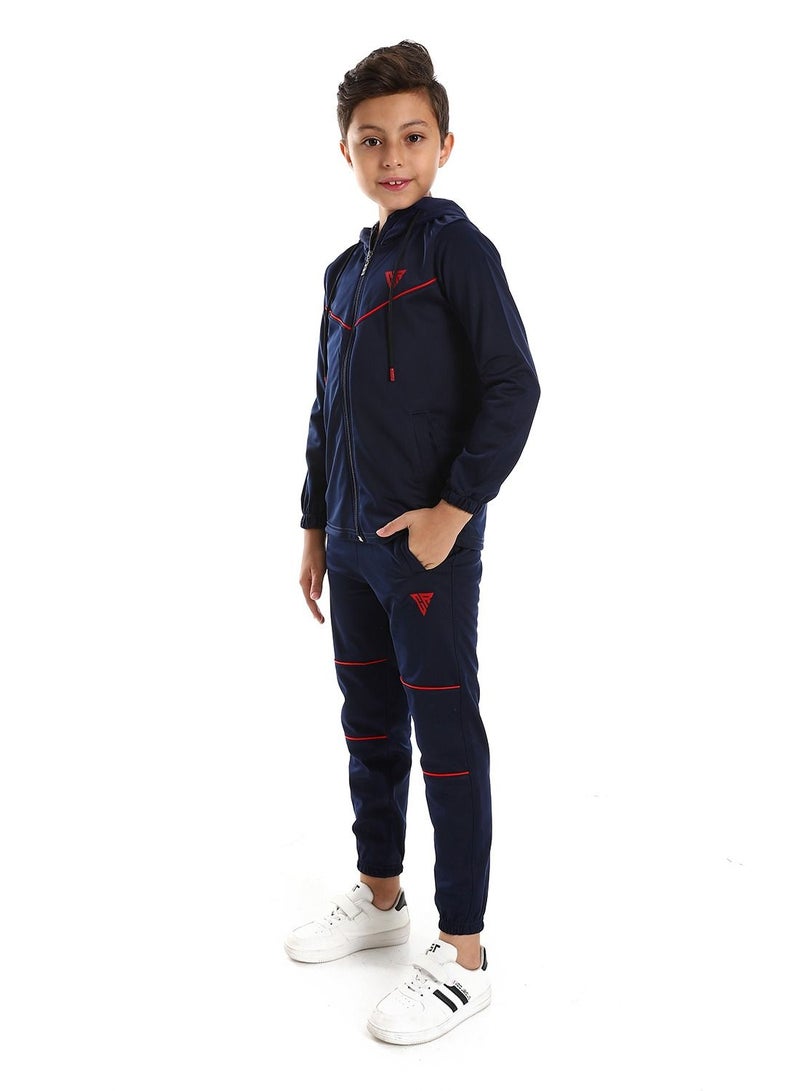 Caesar Boys Winter Training Suit With Pockets And Lined Design. - Image 2