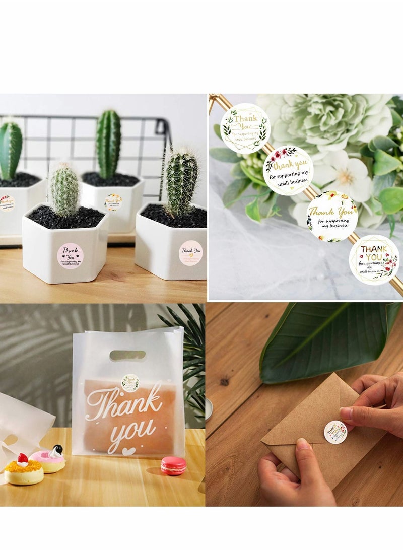Y&D Thank You Label Sticker Roll 1000Pcs 2Rolls  - Image 5