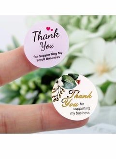 Y&D Thank You Label Sticker Roll 1000Pcs 2Rolls  - Image 4