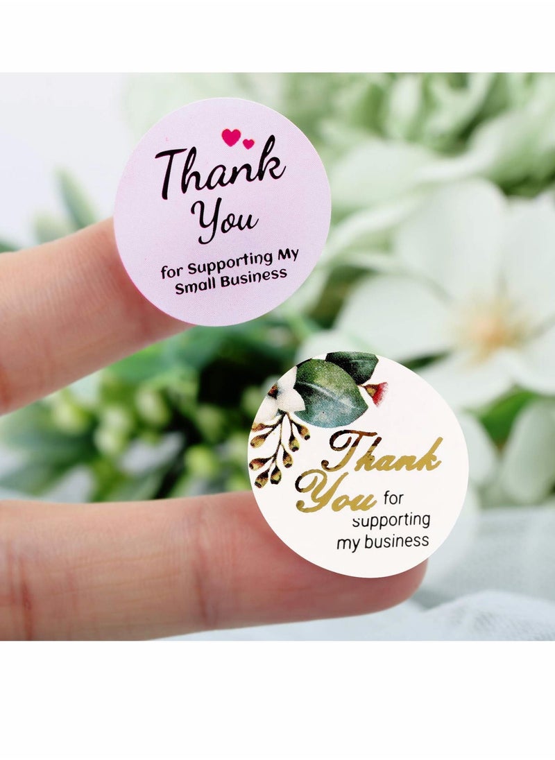 Y&D Thank You Label Sticker Roll 1000Pcs 2Rolls  - Image 4