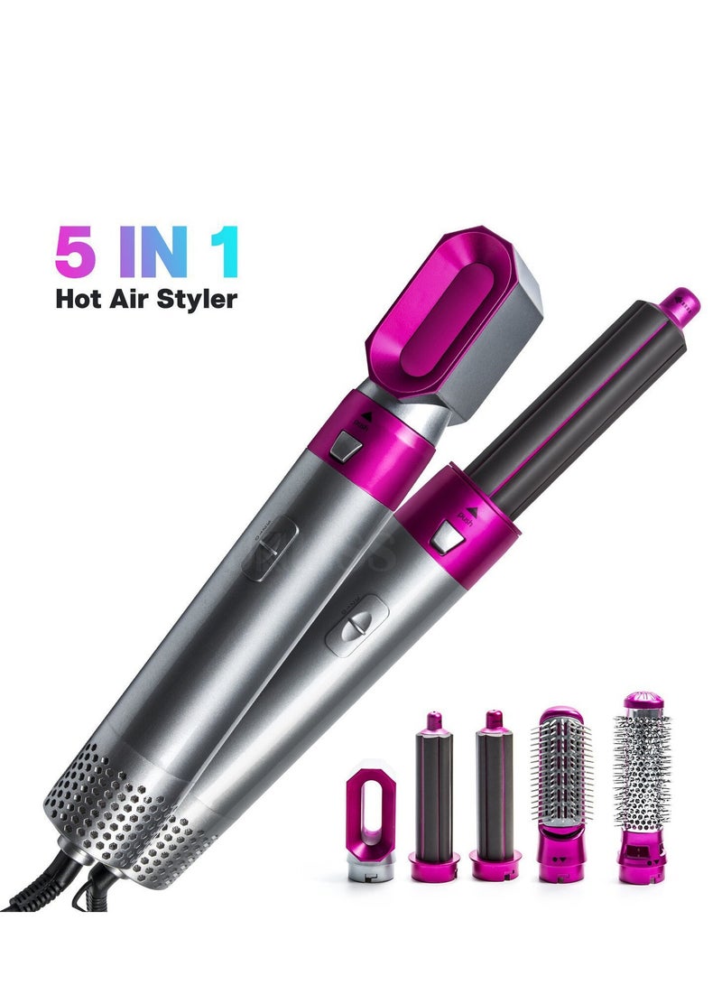 general Hot Comb 5-in-1 Hot Hair Dryer Comb, Automatic Perm Roll, Straightening Plate, Hair Suction Stick, Wet  Dry - Image 1