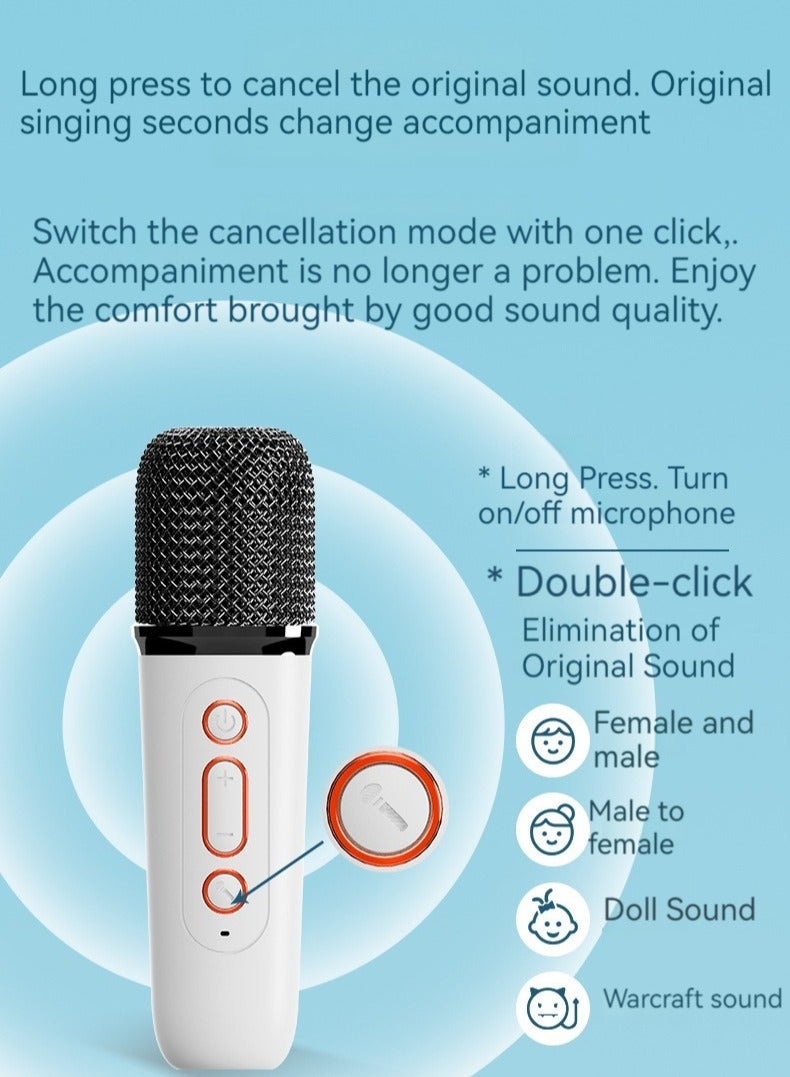 M MIAOYAN Bluetooth small speaker outdoor portable card-insertable mini wireless speaker with microphone karaoke singing speaker  - Image 5