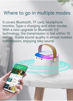 Bluetooth small speaker outdoor portable card-insertable mini wireless speaker with microphone karaoke singing speaker - pzsku/Z843B31EFA4B798E88C64Z/45/_/1728538608/91ebdc08-79fa-45a0-b68a-f8867ff4af5c