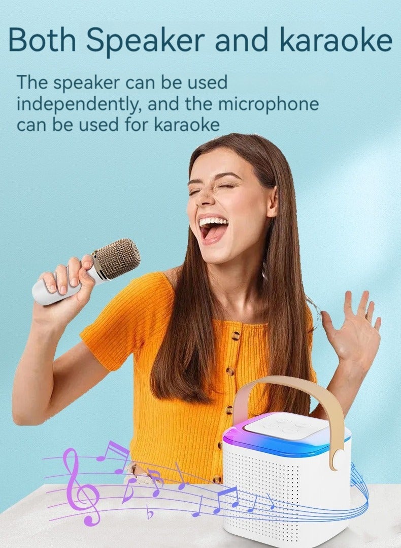 M MIAOYAN Bluetooth small speaker outdoor portable card-insertable mini wireless speaker with microphone karaoke singing speaker  - Image 4