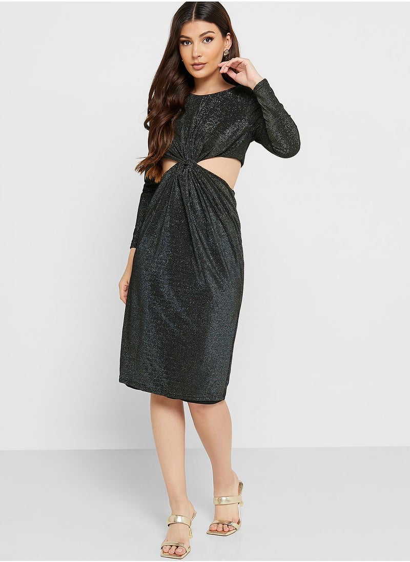 Chi Chi London Petite - Cut Out Knitted Dress - Image 1