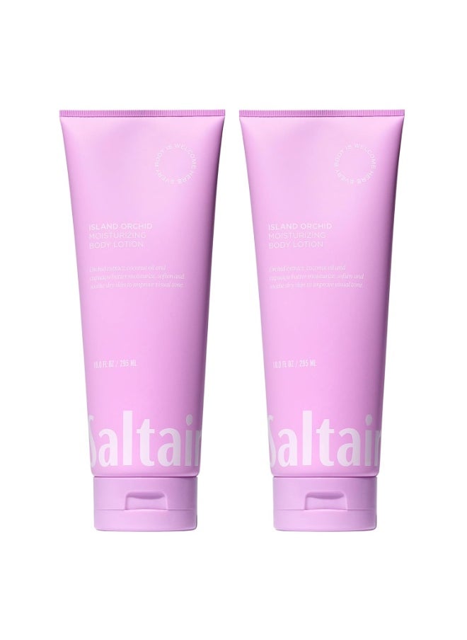 Saltair Saltair Body Lotion - 2 Pack Island Orchid Size: 10 Ounce (Pack of 2)  - Image 1