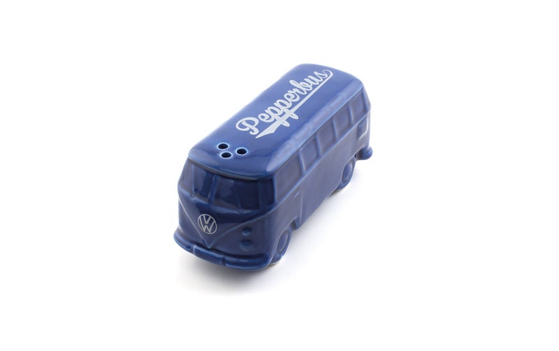 BRISA VW Collection - Volkswagen Salt & Pepper Shakers in Ceramic with T1 Bus Design 2-piece set (Classic Bus/White & Blue) - Image 5