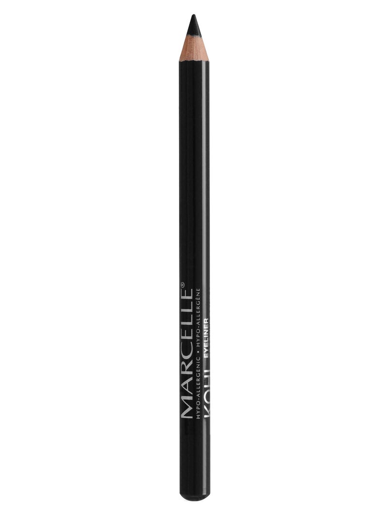 Marcelle Kohl Eyeliner, Black, Eye Pencil, Long-Lasting, Waterproof, Intense Colour, Fragrance-Free, Hypoallergenic, Recognized by CDA, Cruelty-Free, 0.04 Oz. - Image 1