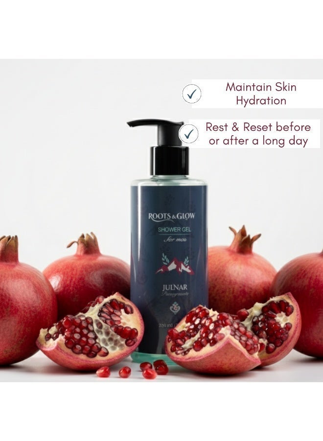 روتس اند جلو جل استحمام جُلنار للرجال من روتس اند جلو- تنظيف عميق وانتعاش يومي - Image 4