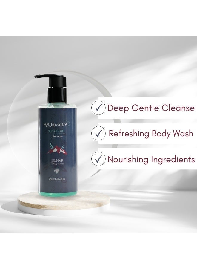 روتس اند جلو جل استحمام جُلنار للرجال من روتس اند جلو- تنظيف عميق وانتعاش يومي - Image 5