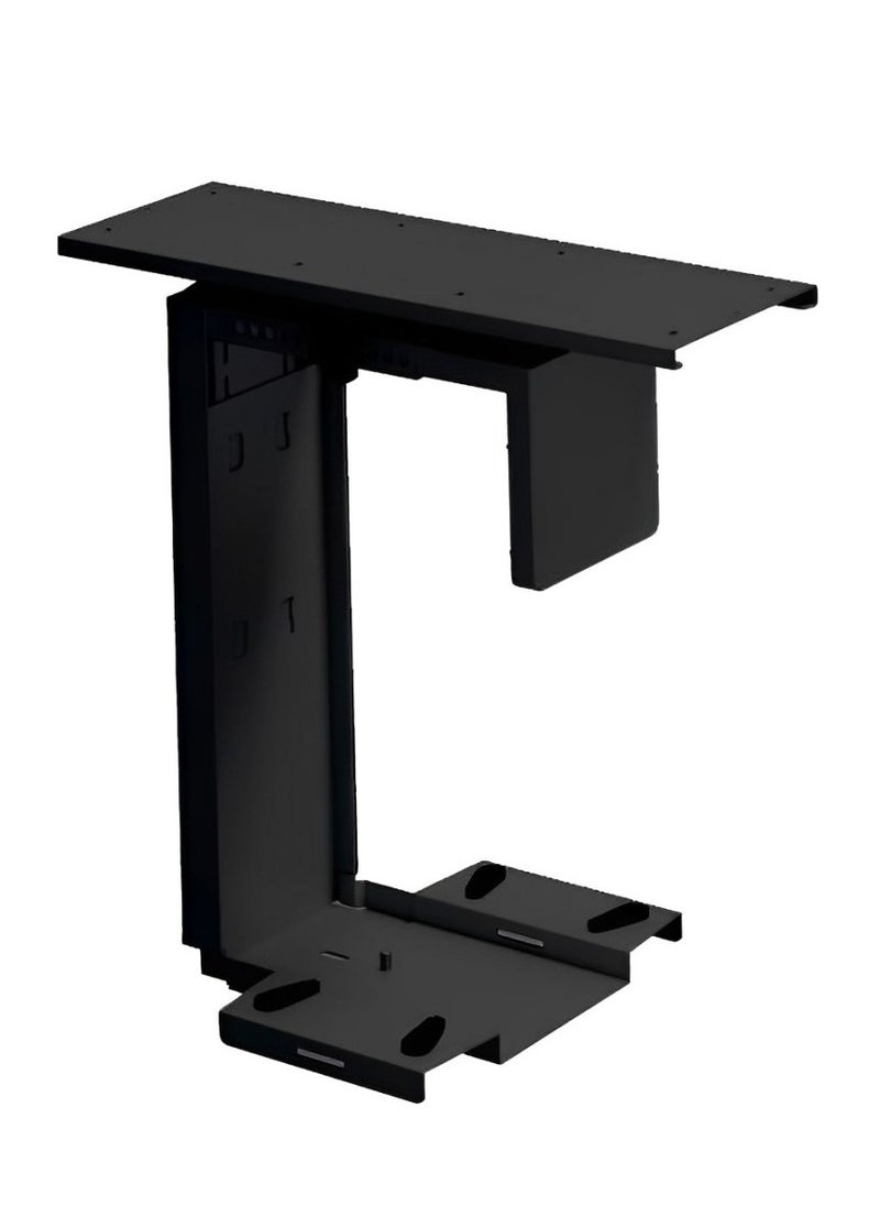 WORKSPACE - Adjustable Under-Desk CPU Holder with 360 Degree Swivel for Workspace Home Work Desk Set-Up - Image 1