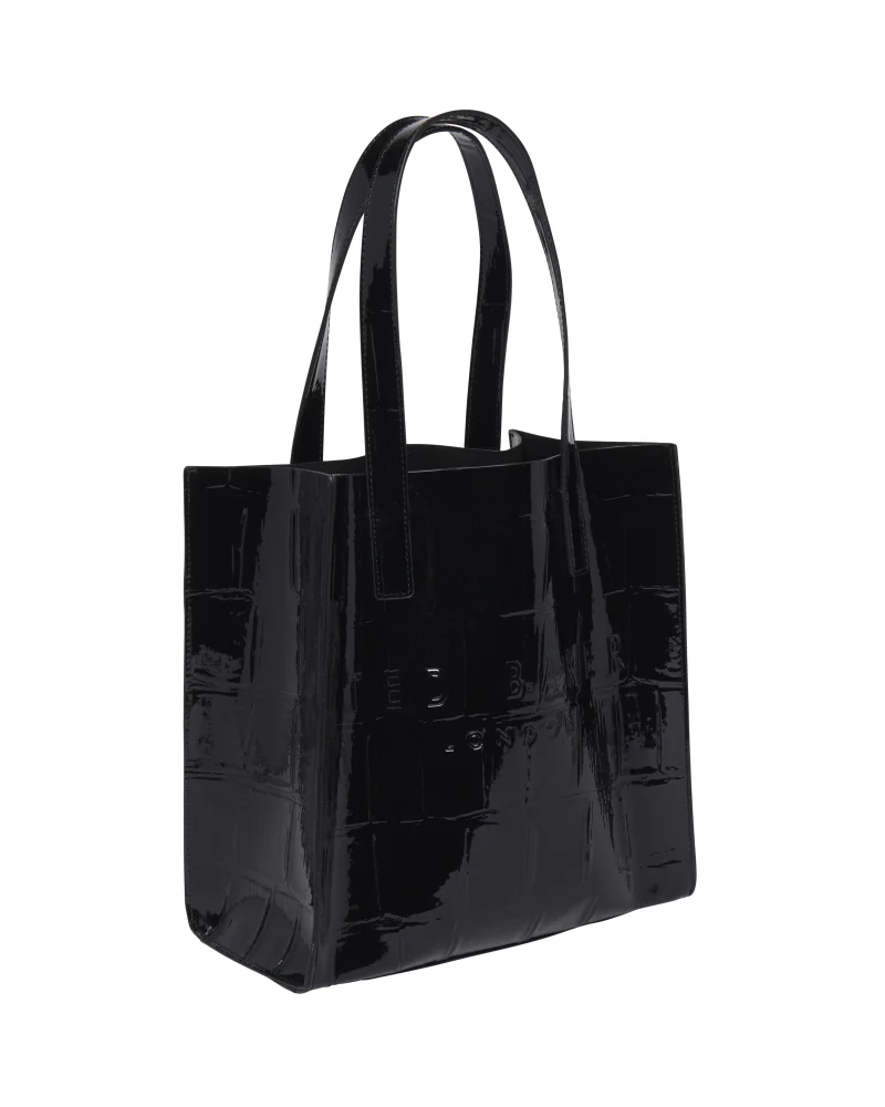 تيد بيكر حقيبة تسوق علوية بمقبض من جلد التمساح الصناعي من كروكون