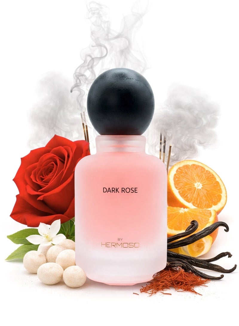Hermoso عطر دارك روز أو دو برفيوم ١٠٠ مل | عطر يدوم طويلًا للنساء بنفحات الورد والفانيليا والمسك - Image 1