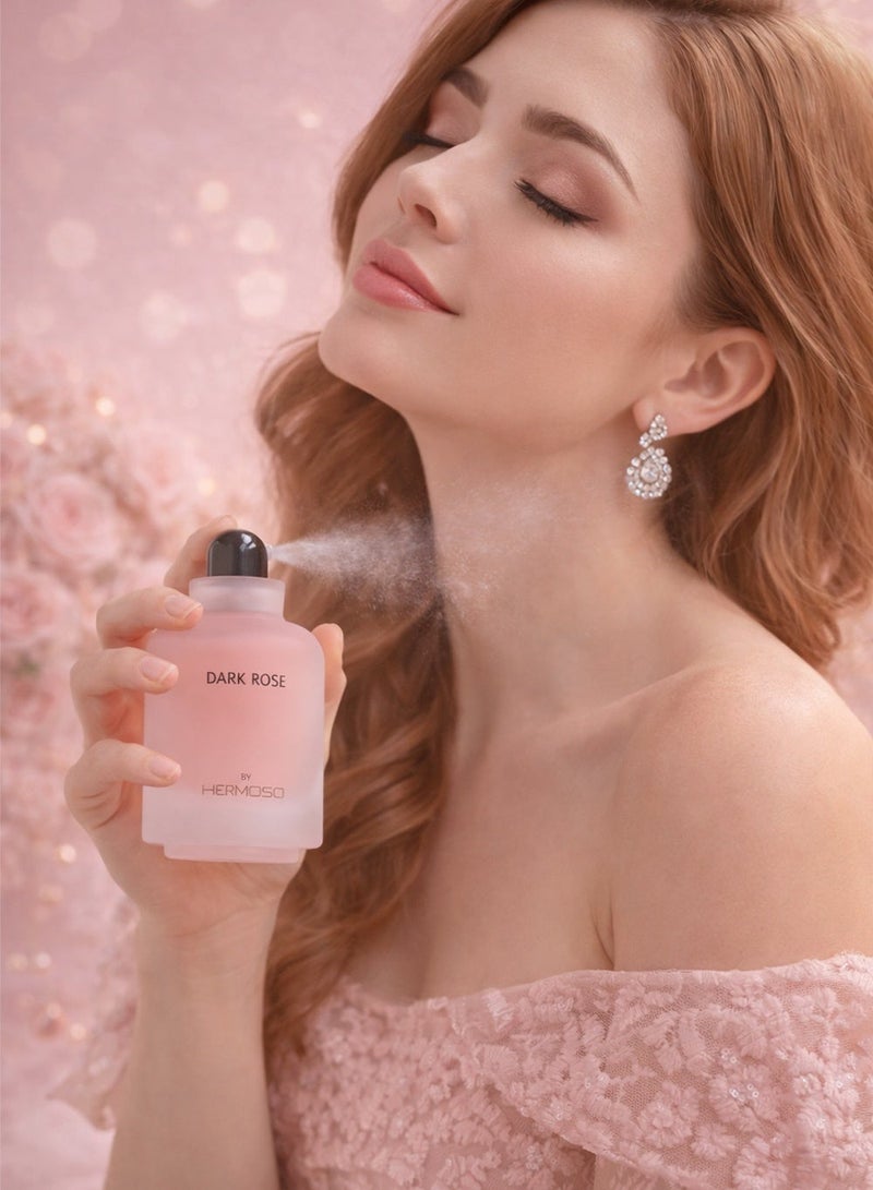 Hermoso عطر دارك روز أو دو برفيوم ١٠٠ مل | عطر يدوم طويلًا للنساء بنفحات الورد والفانيليا والمسك - Image 3