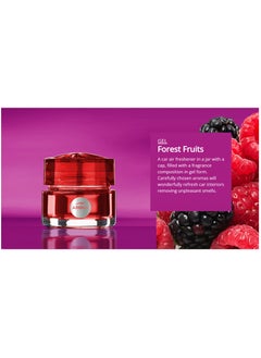AROMA CAR Aroma Gel Forest fruits Jar, Air Freshener Long Lasting Evaporation With Intensity Of The Fragrance, Made In Poland  - Image 2