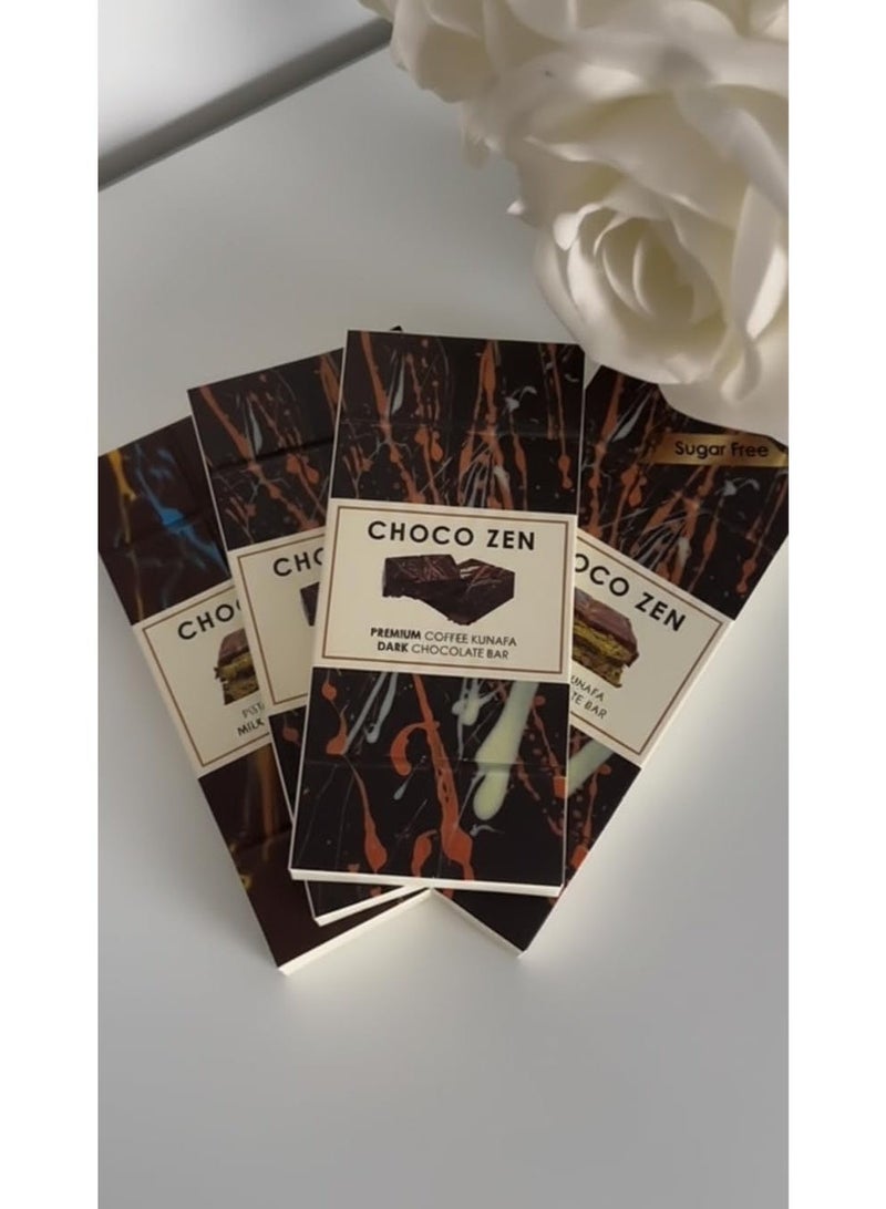 شوكو زين بريميوم قهوة كنافة شوكولاتة داكنة 190 جم - Image 4