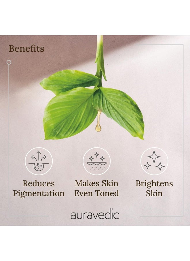 Auravedic Auravedic Saffron original face oil for glowing skin100 ml Ashwagandha pigmentation serum face serum for pigmentation and dark spot serum for women glowing skin body oil after bath for daily use  - Image 5