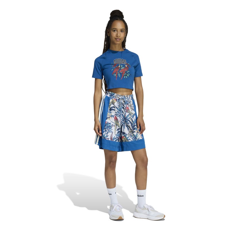 adidas X Farm Rio Graphic T-Shirt Cropped - Image 3