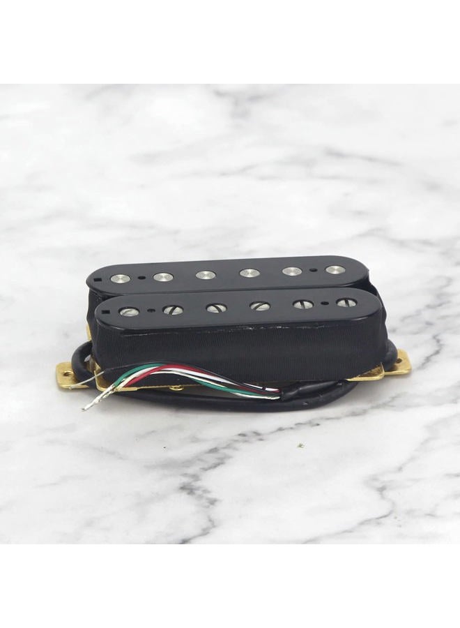 FLEOR Electric Guitar Humbucker Pickups Double Coil Guitar Bridge Pickup & Neck Pickups Set - Black - Image 4