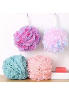 75g/pcs Bath Puffs, Large Body Exfoliating Loofah Shower Sponges for Men and Women Showering - Set of 4