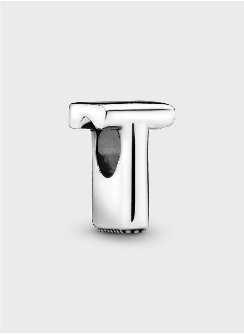 PANDORA Letter T Alphabet Charm  - Image 1