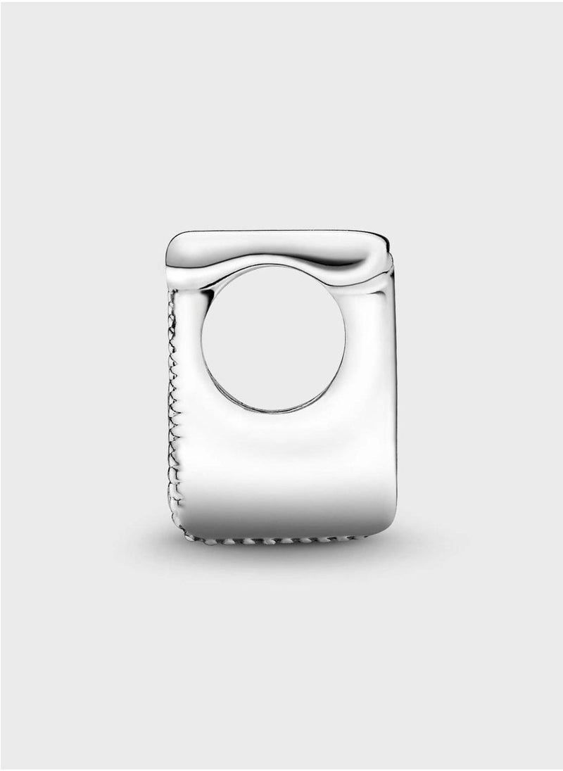 PANDORA Letter T Alphabet Charm  - Image 3