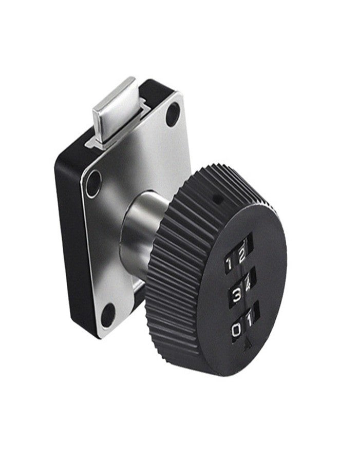 CALANDIS™ Cabinet Code Lock Keyless Combination cam Lock for Cupboard Mailbox Wardrobe BlackInclined41x41mm - Image 3