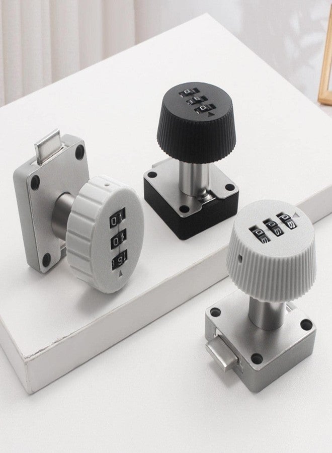 CALANDIS™ Cabinet Code Lock Keyless Combination cam Lock for Cupboard Mailbox Wardrobe BlackInclined41x41mm - Image 2
