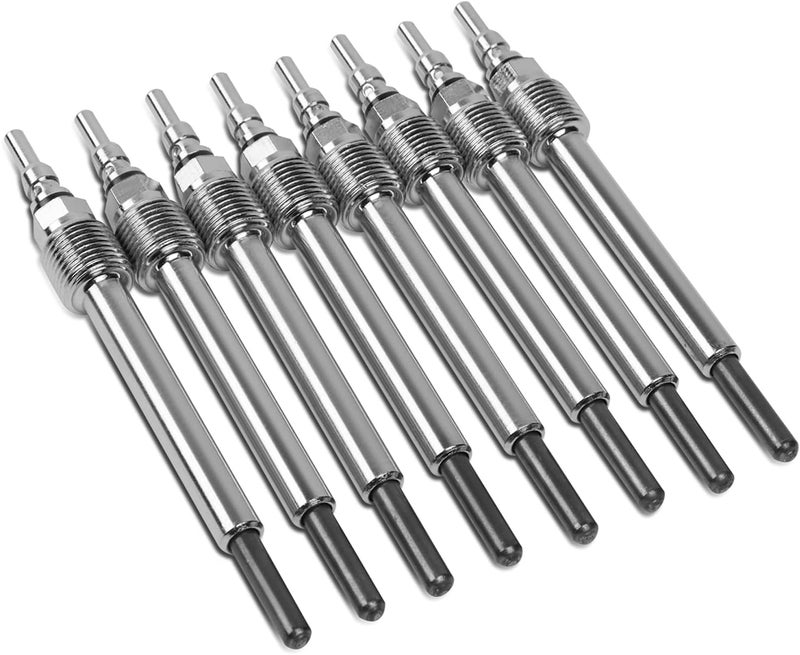 DNA Motoring ZTL-H-0007 Complete Set of 8 Glow Plugs for Powerstroke 6.0L V8 Turbo Diesel - Image 1