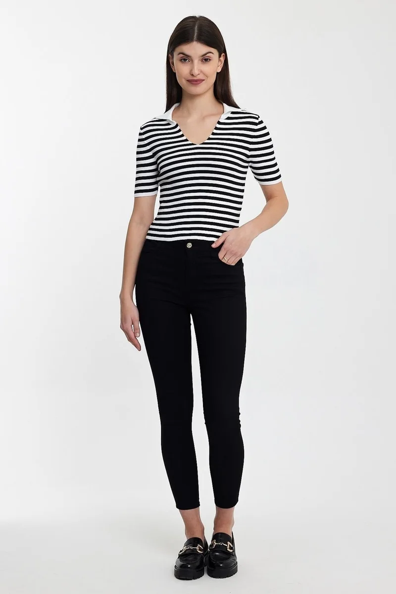 Alexander Gardi Polo Neck Knitwear BLOUSE(A92314-S)