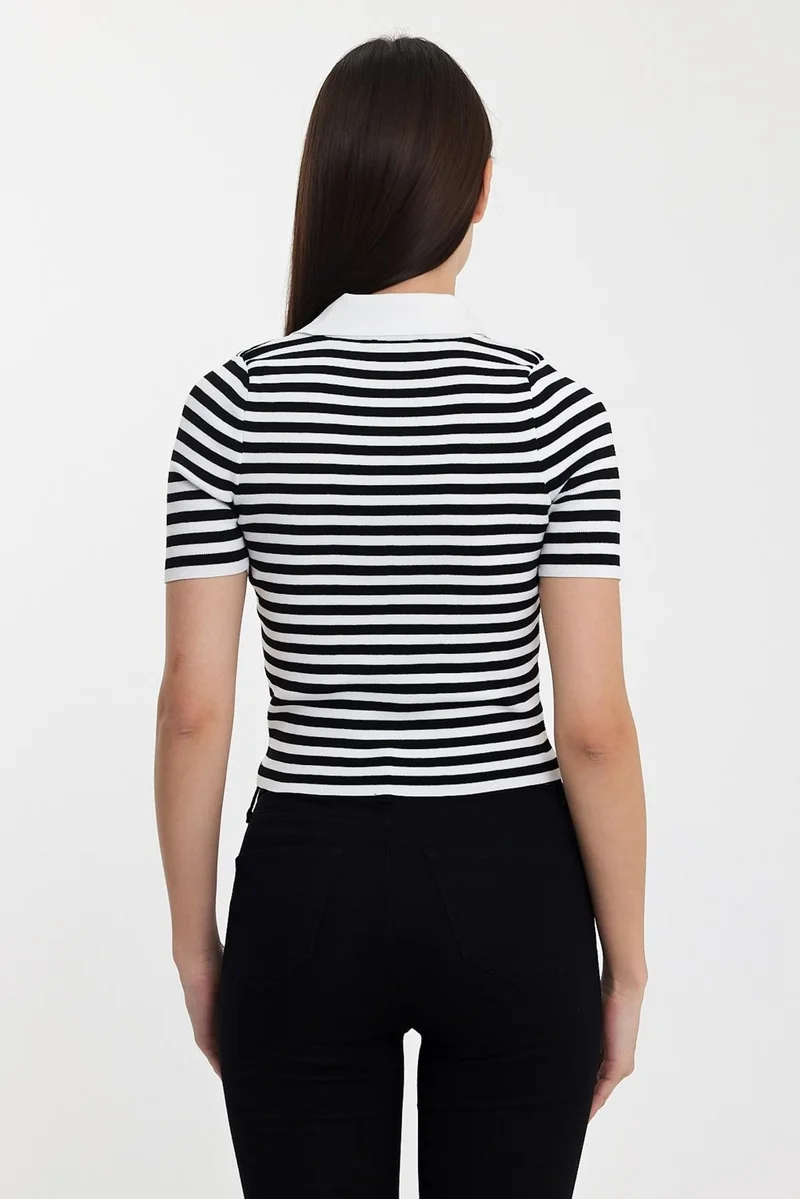 Alexander Gardi Polo Neck Knitwear BLOUSE(A92314-S)