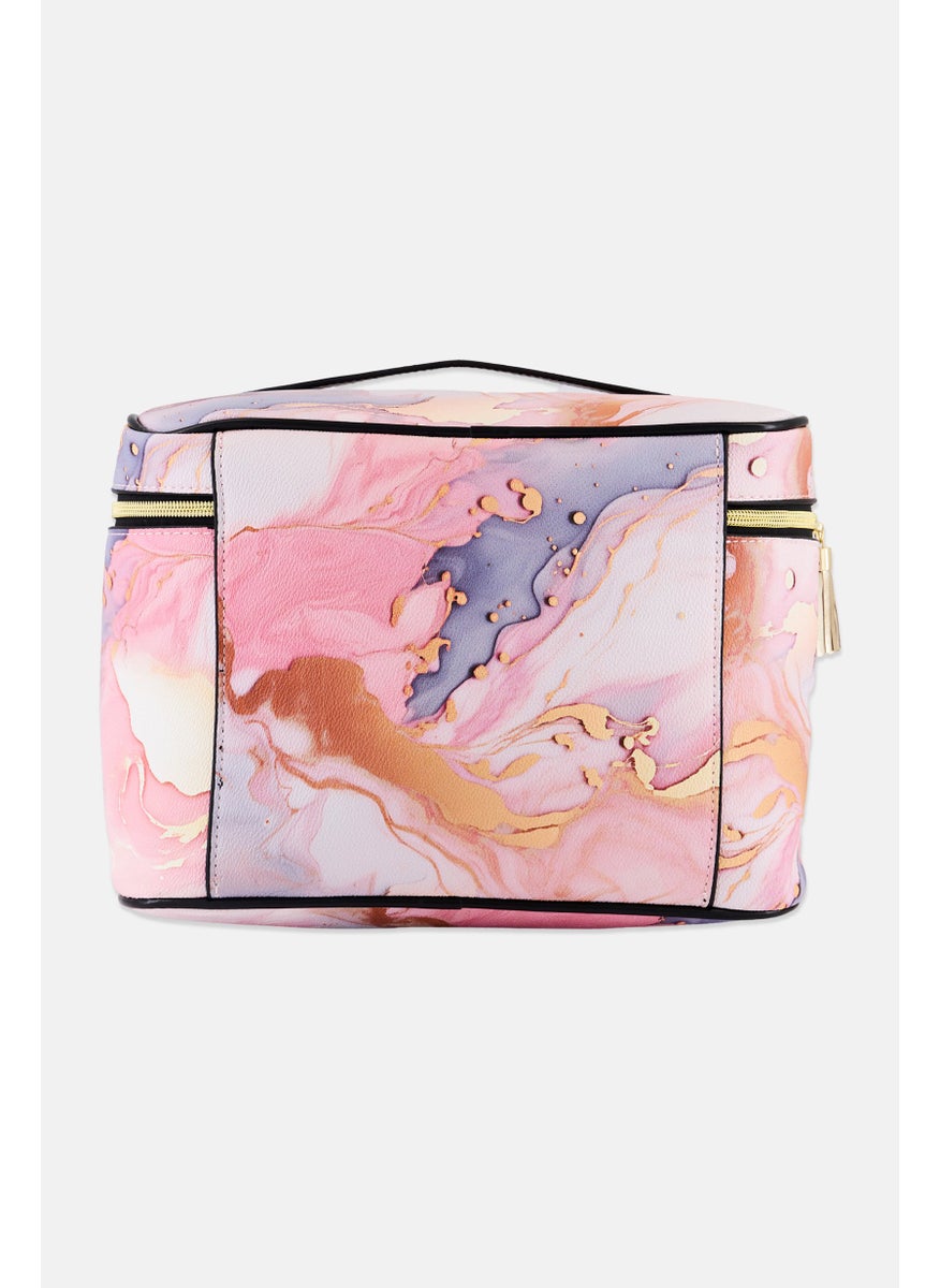 bebe Women Brand Logo Cosmetic Bag, Multicolor  - Image 2