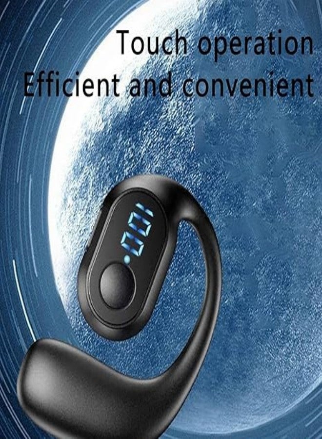 لا توجد سماعات رأس داخل الأذن ، مريحة للغاية ، تصميم خفيف الوزن ، ملاءمة مريحة ، خطاف أذن مريح ، صوت جهير قوي ، طويل الأمد ، بلوتوث فائق ، مكالمات واضحة ، سماعات أذن لاسلكية ، أسود ... - Image 5